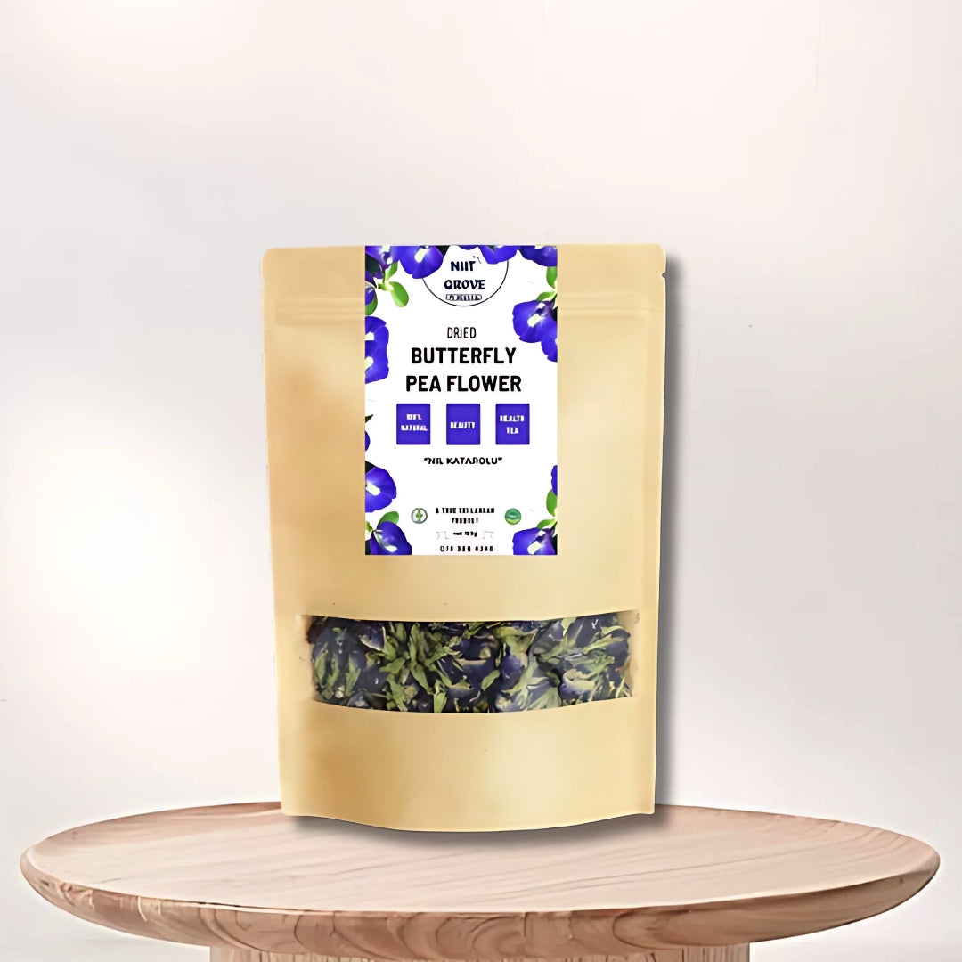 Premium Dried Butterfly Pea Flowers ( Nil Katarolu ) - 25g